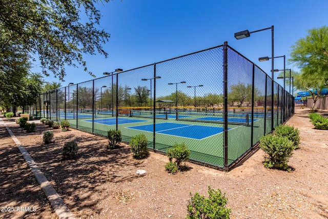 2881 N Riverside Dr, Florence, AZ 85132 - view of tennis court featuring fence