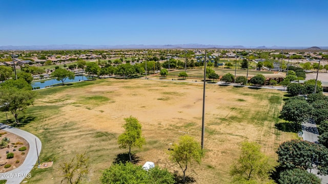 2881 N Riverside Dr, Florence, AZ 85132 - aerial perspective of suburban area featuring a water and mountain view