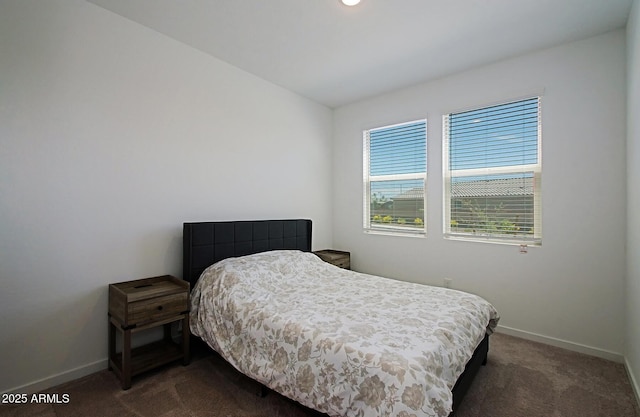 41600 W Dusty Creek Dr, Maricopa, AZ 85138 - bedroom with dark carpet, recessed lighting, and baseboards