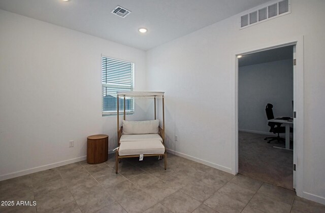 41600 W Dusty Creek Dr, Maricopa, AZ 85138 - living area with baseboards, visible vents, and recessed lighting