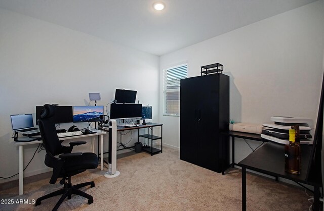 41600 W Dusty Creek Dr, Maricopa, AZ 85138 - carpeted home office featuring baseboards