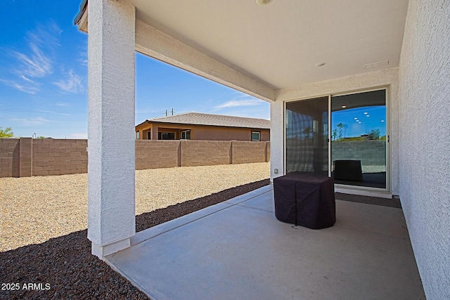 41600 W Dusty Creek Dr, Maricopa, AZ 85138 - view of patio / terrace featuring a fenced backyard