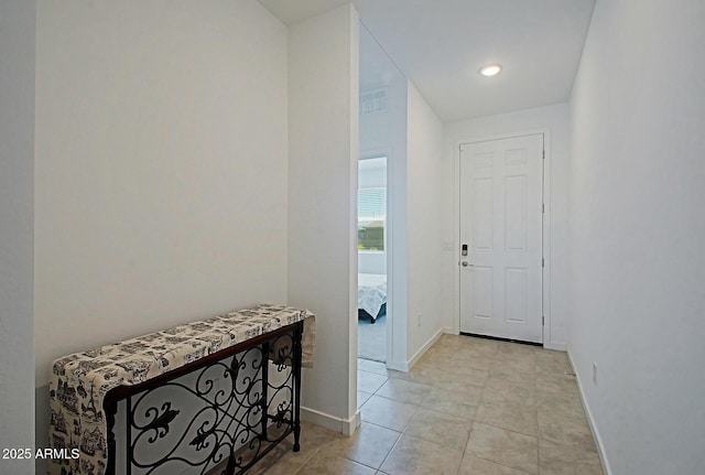 41600 W Dusty Creek Dr, Maricopa, AZ 85138 - hall with light tile patterned floors and baseboards