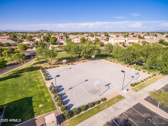 birds eye view of property featuring a residential view