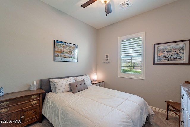 10207 W Hedge Hog Pl, Peoria, AZ 85383 - carpeted bedroom featuring baseboards and a ceiling fan