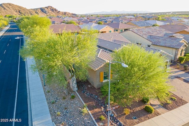 10207 W Hedge Hog Pl, Peoria, AZ 85383 - aerial perspective of suburban area with mountains