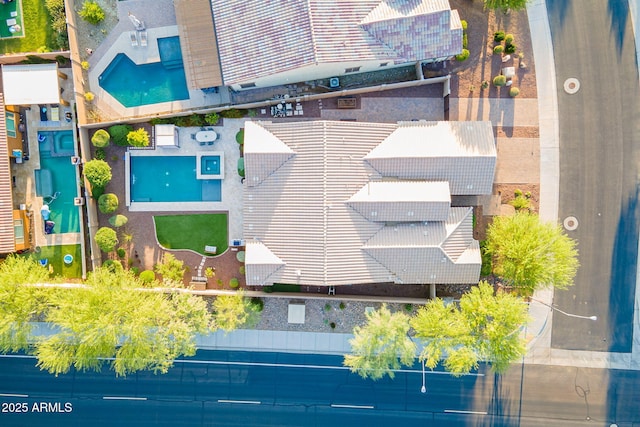 10207 W Hedge Hog Pl, Peoria, AZ 85383 - aerial view of a pool