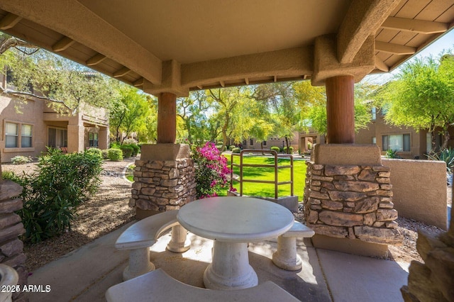 view of patio