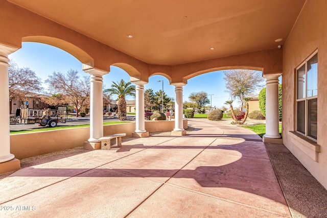 view of patio