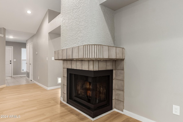 room details featuring hardwood / wood-style flooring