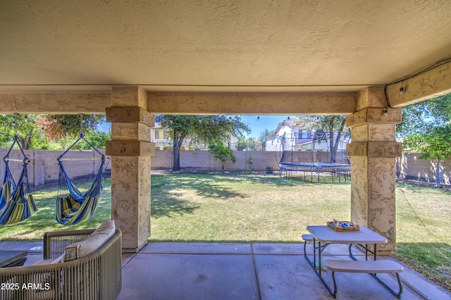 4609 E Ironhorse Rd, Gilbert, AZ 85297 - view of patio featuring a trampoline