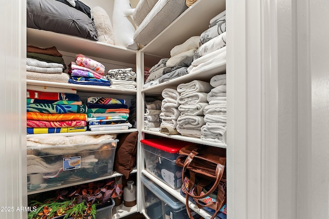 view of storage area