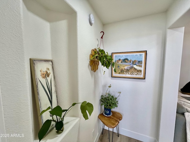 4925 W Bluefield Ave, Glendale, AZ 85308 - detailed view of wood finished floors and baseboards