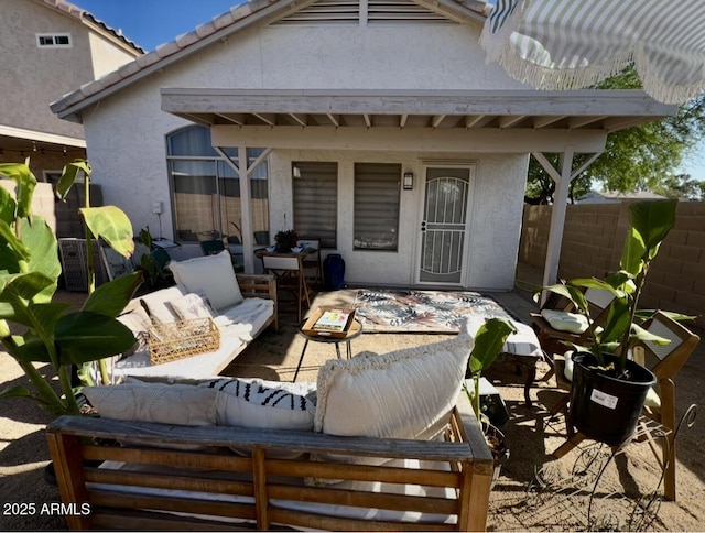 4925 W Bluefield Ave, Glendale, AZ 85308 - view of patio / terrace with outdoor lounge area