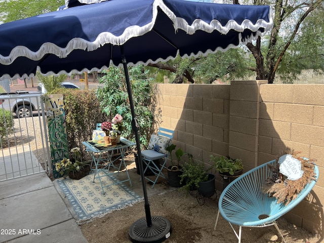 4925 W Bluefield Ave, Glendale, AZ 85308 - view of patio / terrace with a gate