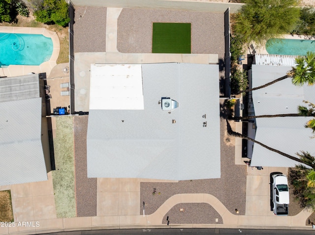 2706 W Isabella Ave, Mesa, AZ 85202 - aerial view of property and surrounding area with a pool