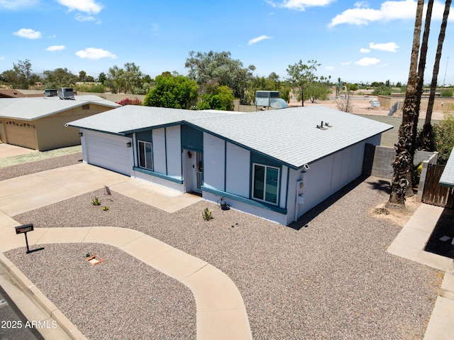 2706 W Isabella Ave, Mesa, AZ 85202 - mid-century modern home with concrete driveway and an attached garage