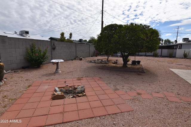 5720 E University Dr, Mesa, AZ 85205 - fenced backyard featuring a patio area