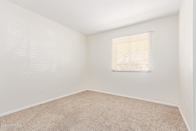 unfurnished room with carpet