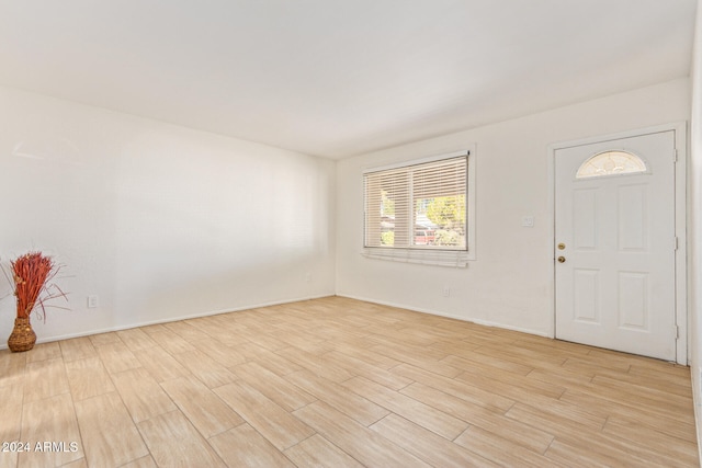 entryway featuring light wood-type flooring