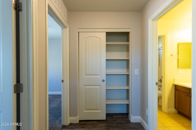 view of closet