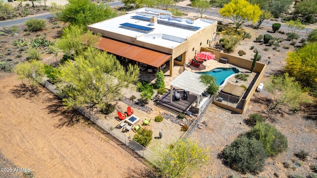 aerial view