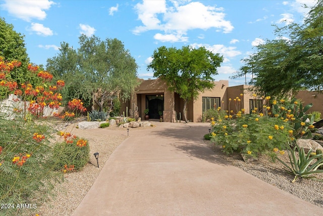 view of southwest-style home