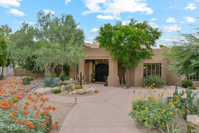 view of southwest-style home