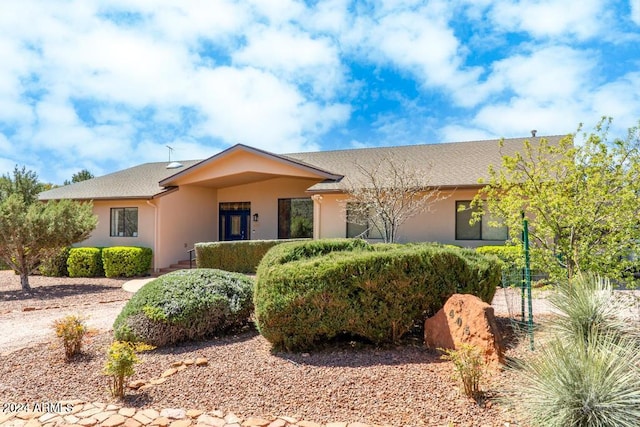 view of ranch-style house