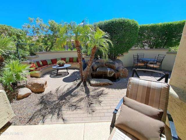 view of patio / terrace with outdoor dining space