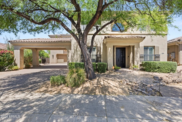 view of mediterranean / spanish home