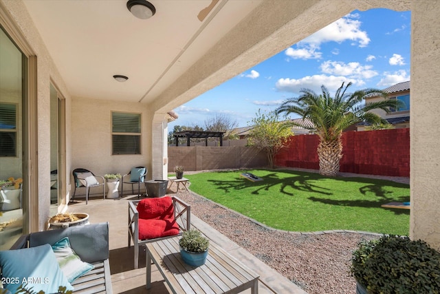 view of patio