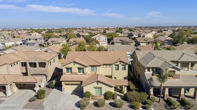 drone / aerial view featuring a residential view