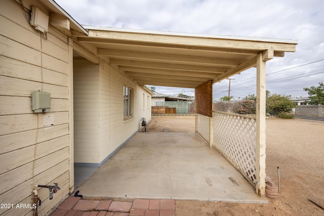 view of patio