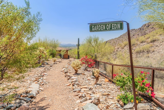 11550 E Paradise Ln, Scottsdale, AZ 85255 - view of yard with a mountain view