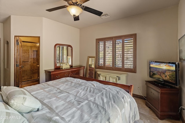 11550 E Paradise Ln, Scottsdale, AZ 85255 - bedroom featuring baseboards and ceiling fan