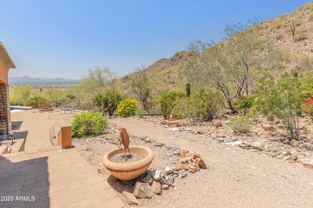 11550 E Paradise Ln, Scottsdale, AZ 85255 - view of patio with a mountain view