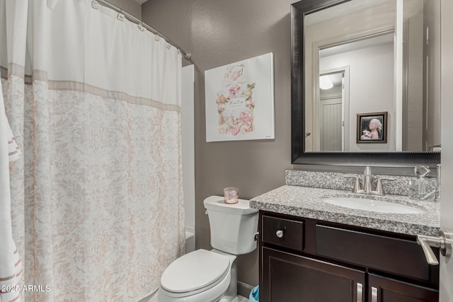 20784 W Minnezona Ave, Buckeye, AZ 85396 - full bathroom featuring vanity, toilet, and shower / tub combo