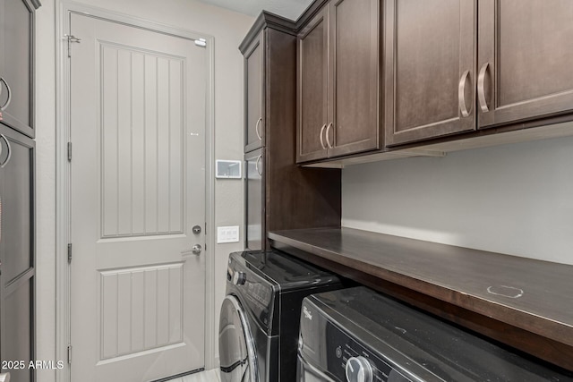 20784 W Minnezona Ave, Buckeye, AZ 85396 - laundry area featuring washing machine and clothes dryer and cabinet space