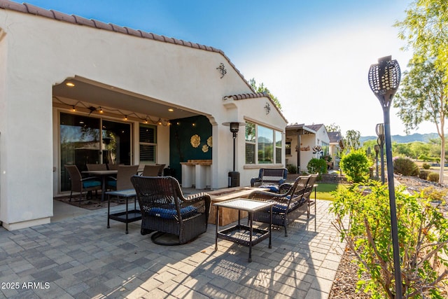 20784 W Minnezona Ave, Buckeye, AZ 85396 - view of patio with an outdoor hangout area