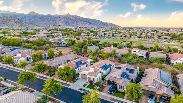 20784 W Minnezona Ave, Buckeye, AZ 85396 - aerial view of residential area featuring a mountainous background