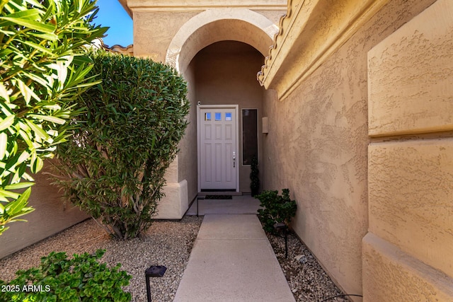 view of entrance to property