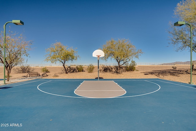 view of sport court