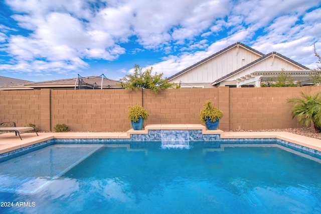 view of pool