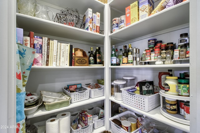 view of pantry