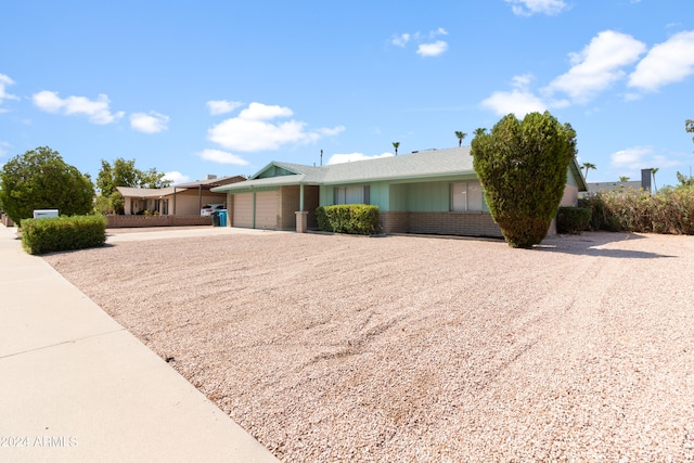 view of ranch-style home