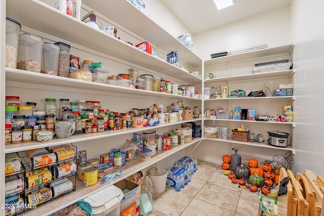 view of pantry