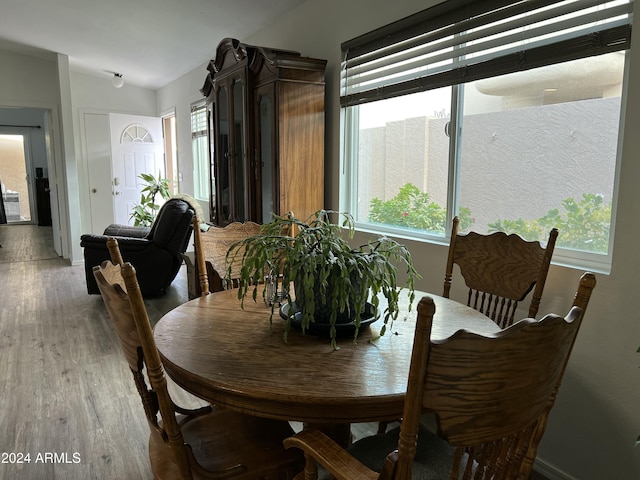 5839 E Norwood St, Mesa, AZ 85215 - dining room featuring wood finished floors and a wealth of natural light