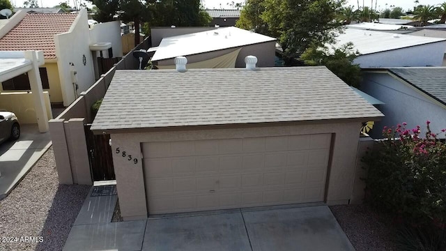 5839 E Norwood St, Mesa, AZ 85215 - garage with concrete driveway
