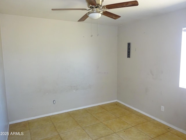 3171 W Orchid Ln, Phoenix, AZ 85051 - spare room featuring ceiling fan and baseboards
